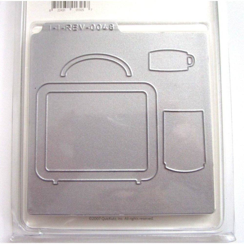 QuicKutz "Lunchbox & Thermos" - One Die Cut "REV 0048 Revolution Die" - 2007 NOS - Picture 7 of 8